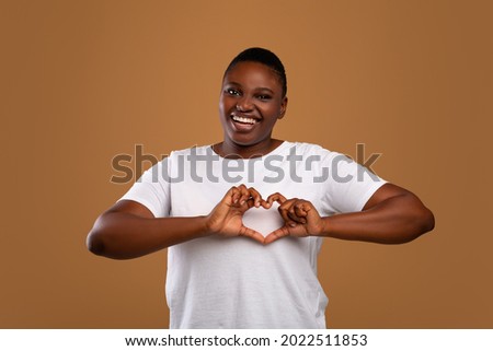 Similar – Image, Stock Photo Best female friends near lake during holiday