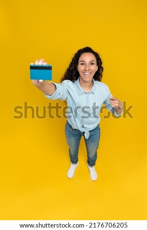 Similar – Image, Stock Photo top view of woman holding metallic mug of water, relaxing in hammock at sunset. autumn season