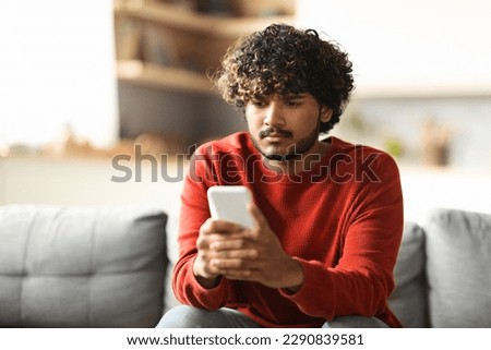 Similar – Image, Stock Photo sad depressed man alone and lonely huddled on the floor