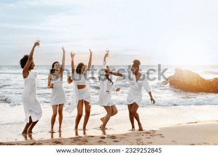 Similar – Image, Stock Photo Bachelorette party