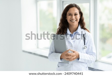 Similar – Image, Stock Photo young caucasian woman using mobile phone outdoors in the city. Technology and lifestyle