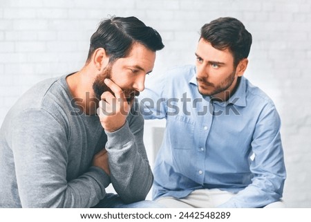 Similar – Image, Stock Photo Anonymous person with alcoholic drink with sliced grapefruit and ice