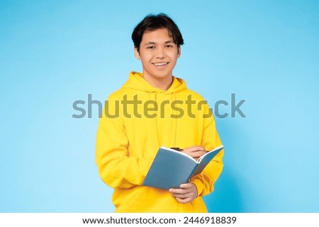 Similar – Image, Stock Photo Teenager with hoodie in front of a dotted concrete wall
