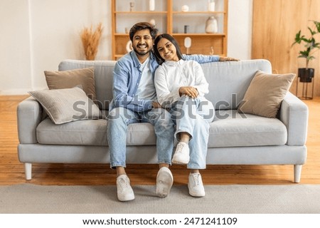 Similar – Image, Stock Photo Family sitting in coffee shop at store front in the city center, wearing the face mask to avoid virus infection