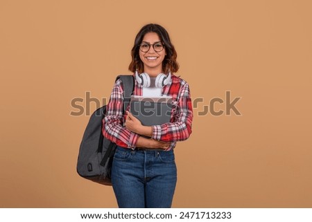 Similar – Image, Stock Photo Portrait of a tanned smiling toddler girl on the beach in summer