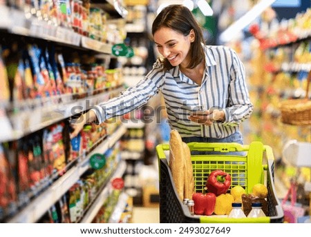 Similar – Foto Bild Marktgeschäft und Supermarktinterieur