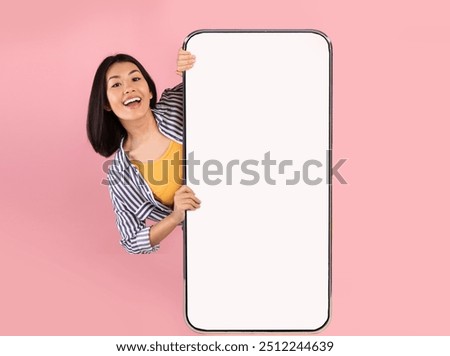 Similar – Image, Stock Photo Holding a Asian giant millipede or Thyropygus spirobolinae sp, showing concept of kindness, harmony with nature and environmentalism