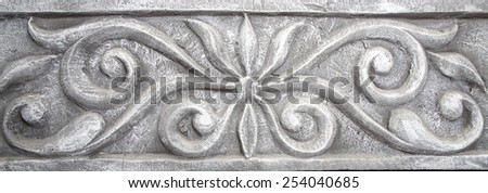 Wall decorative moulding element - ancient style pattern