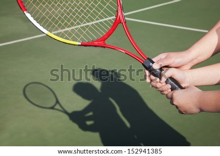 Similar – Image, Stock Photo Shadow play with angel & leaves