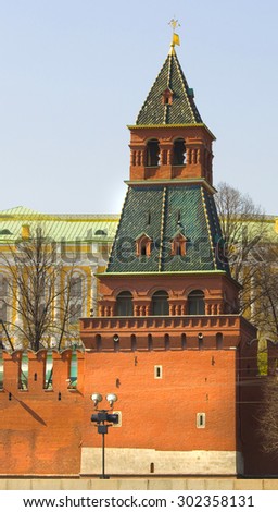 Annunciation tower of Moscow Kremlin.