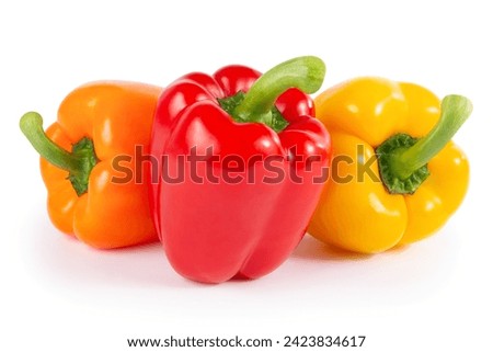 Similar – Image, Stock Photo colourful pepper in the drawer