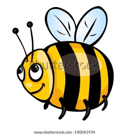 Vector Cartoon Character: Honeybee - 140061934 : Shutterstock