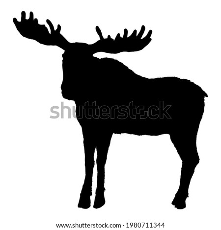 Download Moose Silhouette Stencil At Getdrawings Free Download