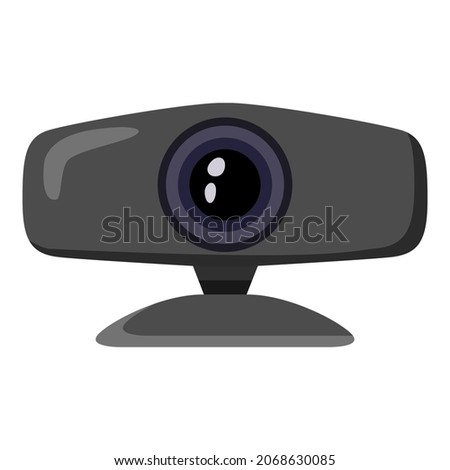 Web camera Icon. Vector Single Flat Webcam Symbol
