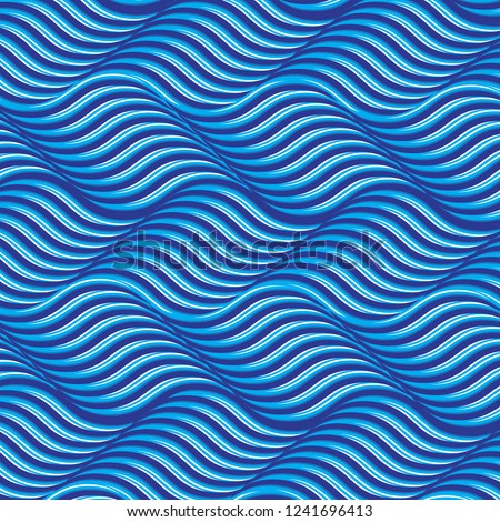 pattern of twisty waves lines vector background