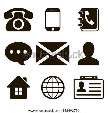 Contact Icons Set