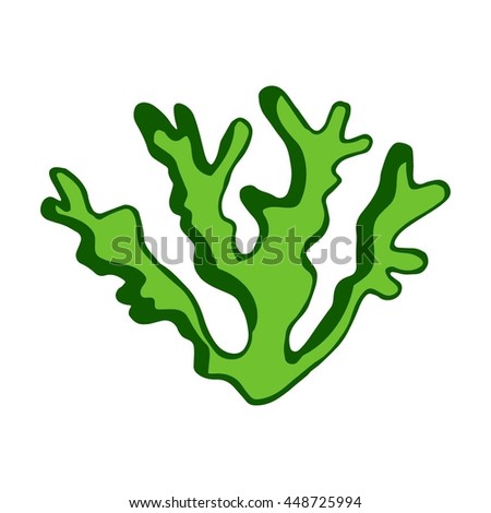 Green Algae Cartoon. Vector Illustration - 448725994 : Shutterstock