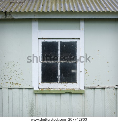Old shed window