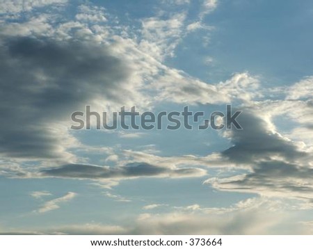 beautiful cloud scape