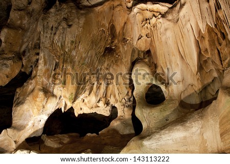 The Throne Room in the Cango Caves are situated in a limestone ridge parallel to the Swartberg Mountains in Oudtshoorn, Klein Karoo, South Africa