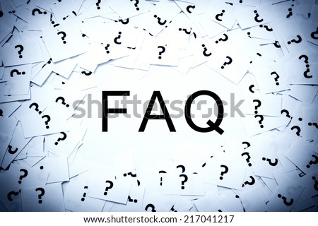 Frequently asked question ( FAQ ) concept