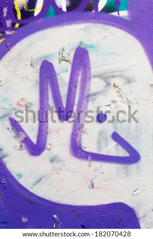 Graffiti Abstract Creative Background Color