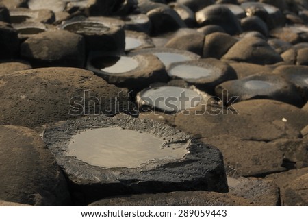 Giant\'s causeway - tourist site in Northern Irland
