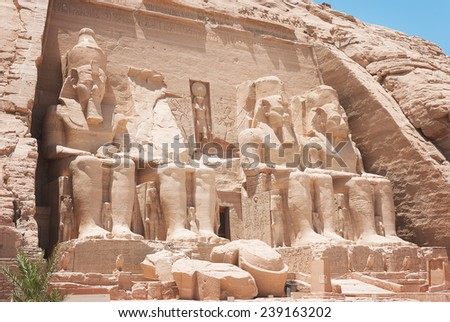 The twin temples were originally carved out of the mountainside during the reign of Pharaoh Ramesses II in the 13th century BC, as a lasting monument to himself and his queen Nefertari