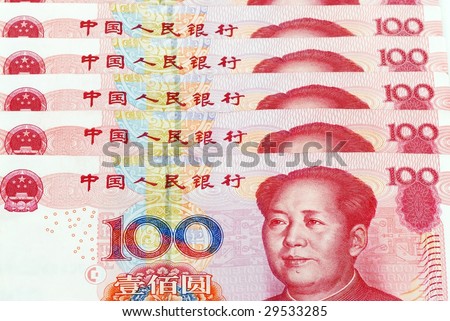 Chinese currency,Hundreds Chinese Yuan