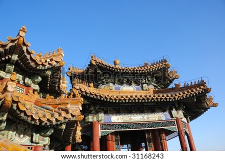 Ancient architecture in Summer Palace,Beijing,China