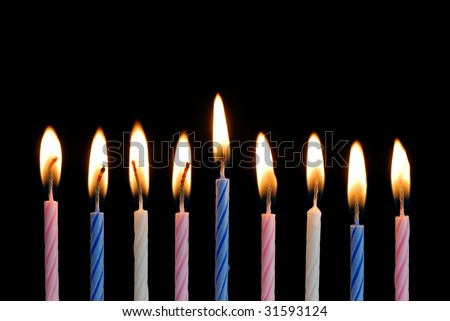 Birthday Candles Background