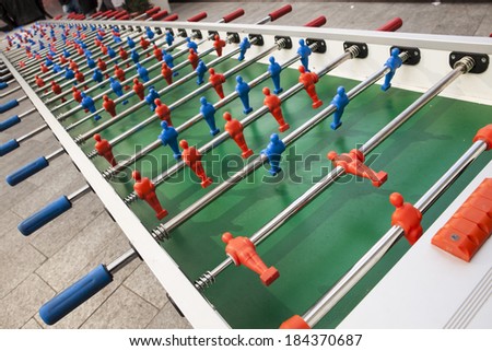 long table football