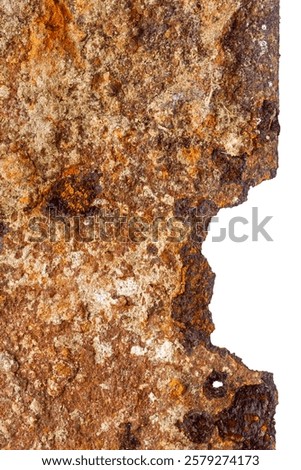 Similar – Image, Stock Photo Piece of rusty metal texture with corroded paint