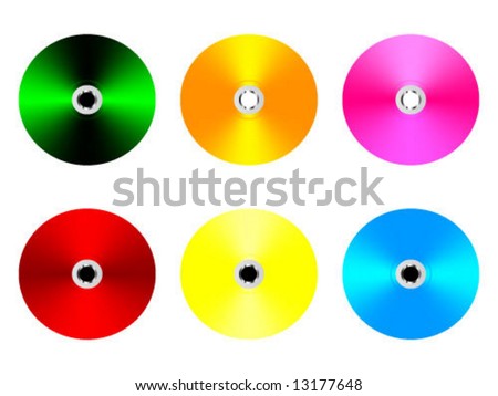 Compact Disk- Vector Illustration - 13177648 : Shutterstock