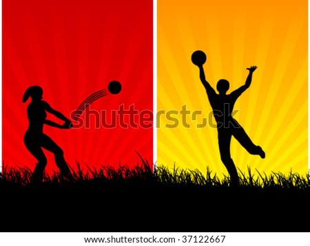 volley sport background