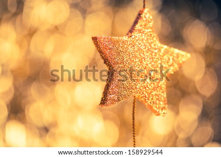 abstract festive stars background