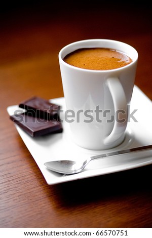 a cup of chocolate