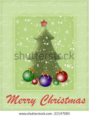 Background With A New Year Tree Stock Photo 21147085 : Shutterstock