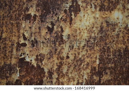 Vintage rusted iron sheet background