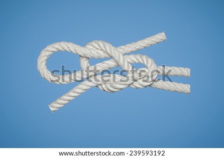 It is a knot used to attach a line to a rod or a bar