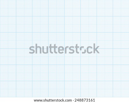 Vector blue plotting graph grid paper background