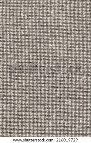 Photograph of Grayish-beige and Off-white Acrylic Polyethylene upholstery and drapery fabric, with woven decorative mesh pattern, detail.