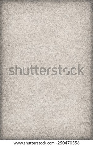 Photograph of Recycle Grayish Beige Striped Pastel Paper, coarse grain, vignette grunge texture sample.
