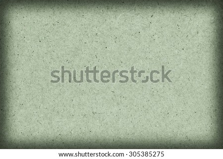 Photograph of recycle, Light Pale Lime Green Kraft Paper, coarse grain vignette grunge texture.