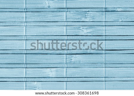 Bamboo Mat, Bleached and Stained Powder Blue, Grunge Texture Sample.