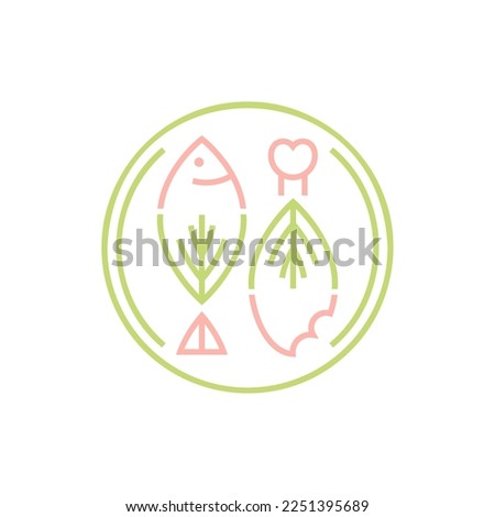 Plant based protein sign. Eating less meat. Alternative protein sources. Healthy lifestyle concept. Graphic pictogram, emblem, icon. Editable vector illustration isolated on a transparent background.