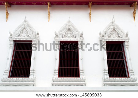 Art of Thai Window, any kind of art decorated in temple pavilion etc. created with money donated by people to hire artist. They are public domain or treasure of Buddhism, no restrict in copy or use