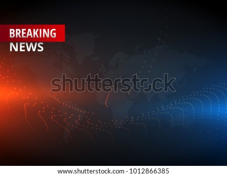breaking news concept design graphic for tv news channels