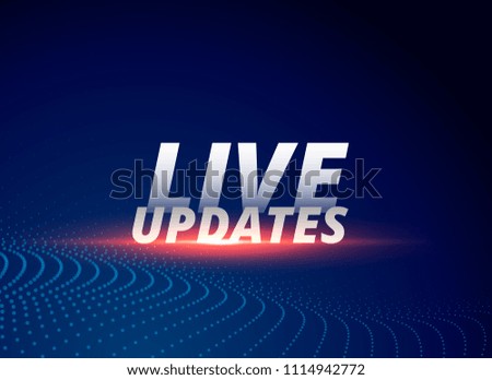 news background with text live updates