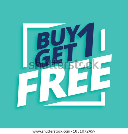 buy one get one free sale tag background Foto d'archivio © 